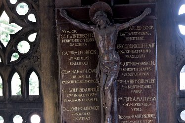 MR_DSH_3025_3492.Lych Gate Memorial WW1 citing places where individuals perished Rolleston on Dove: 09.10.2022: Lych Gate Memorial WW1 citing places where individuals perished : © 2022 Martin Robinson