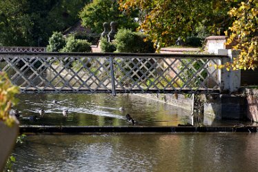 MR_DSH_3060_3503 Bridges over Alder Brook to Alms Houses Rolleston on Dove: 09.10.2022: Bridges over Alder Brook to Alms Houses: © 2022 Martin Robinson