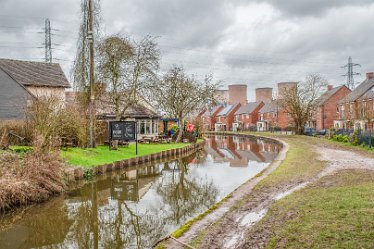 Canal side_AAA8615-1j1 21st February 2021: Armitage: © 2020-21 Jane Rowbottom: canal view to cooling towers
