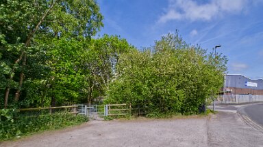 F25_1062 16th May 2025: Parrots Drumble Nature Reserve: © 2025 Paul L.G. Morris: Car Park and entrance