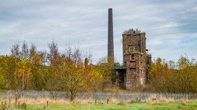 whitfield-valley-and-chatterley-PLGM-F24_12339r1 11th November 2024: Chatterley Whitfield Country Park: © 2024 Paul L.G. Morris: Approaching the colliery