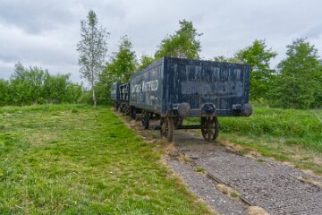 whitfield-valley-and-chatterley-PLGM-H25_4142r1 22nd May 2025: Chatterley Whitfield Colliery: © 2025 Paul L.G. Morris: Railway Wagons