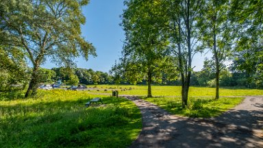 Westport-lake-PLGM-F24_8170r1 29th July 2024: Westport Lake Nature Reserve: © 2024 Paul L.G. Morris: The path around the smaller lake to the south - returning to the car park